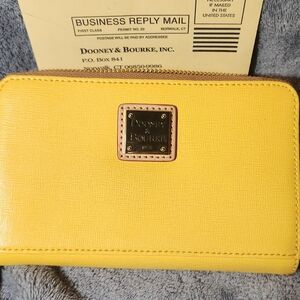 Dooney & Bourke Yellow Wallet